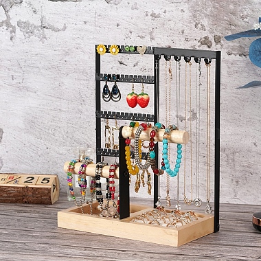 Moccasin Rectangle Iron Earring Displays