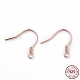 925 Sterling Silver Earring Hooks(STER-D035-22RG)-1