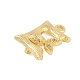 Brass Crystal Rhinestone Letter Links Connector Charms(KK-S395-06G-E)-2