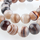 Dyed & Heated Natural Agate Round Beads Strands(G-E230-01-12mm)-1