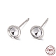 925 Sterling Silver Ear Stud Findings(STER-K167-043D-S)-1