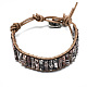Cowhide Leather Cord Bracelets(BJEW-R309-01B-12)-1