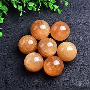 Natural Citrine Crystal Ball, Reiki Energy Stone Display Decorations for Healing, Meditation, 30mm(PW-WG40351-01)