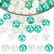 Elite 60Pcs 3 Colors Custom Resin Imitation Pearl Beads, Round, Mixed Color, 20mm, Hole: 2.6mm, 20pcs/color(RESI-PH0001-90)