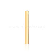 Ion Plating(IP) 304 Stainless Steel Pendants, Cuboid Charm, Golden, 34.5x3x3mm, Hole: 2mm(STAS-I311-01C-G)