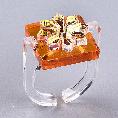 Transparent Resin Cuff Rings(RJEW-T017-02)-5