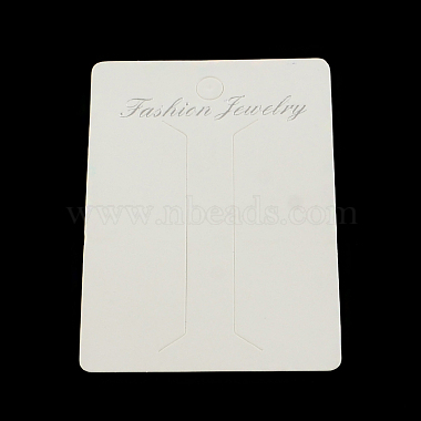 White Paper Hair Clip Display Cards