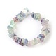 Natural Electroplated Fluorite Beads Strands(G-G767-08A)-2