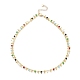 Brass Handmade Colorful Glass Beaded Necklaces(X-NJEW-JN03134)-1