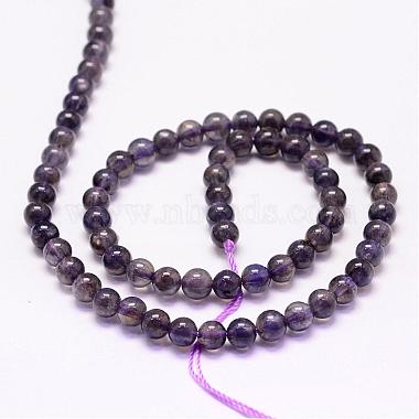 Natural Cordierite/Iolite/Dichroite Beads Strands(G-P132-14-6mm)-2
