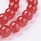 Spray Painted Crackle Glass Beads Strands(CCG-Q001-10mm-13)-3