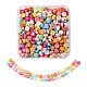 5 Style Opaque Mixed Color Acrylic Beads(MACR-FS0001-13)-1