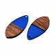 Transparent Resin & Walnut Wood Pendants(X-RESI-N025-032-C03)-3