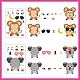 48 Sheets 8 Styles Paper Make a Face Stickers(DIY-WH0467-003)-3