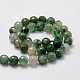 Faceted Round Natural Chrysoprase/Australia Jade Bead Strands(G-L437-07-10mm)-2