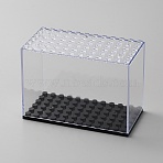 Transparent Plastic Minifigure Display Cases, Dustproof Building Block Display Box, fot Action Figure Toys Storage, Rectangle, Clear, 6.9x9.5x4.7cm(ODIS-WH0070-08)