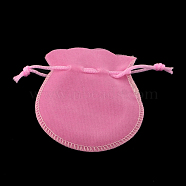 Velvet Jewelry Bag, Hot Pink, 90x70mm(TP-S003-3)