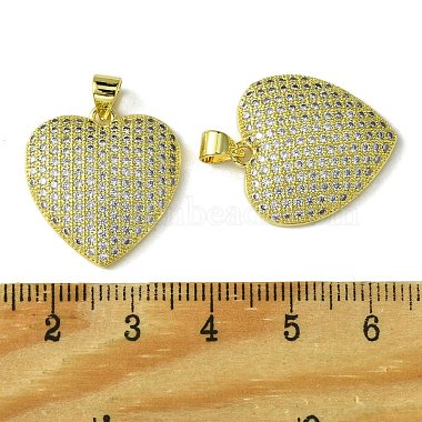 Eco-Friendly Brass Micro Pave Cubic Zirconia Pendants(KK-A204-05G)-3