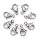 304 Stainless Steel Lobster Claw Clasps(STAS-AB12)-1