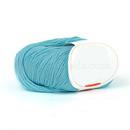 Cotton Yarn, for Weaving, Knitting & Crochet, Dark Turquoise, 2mm(PW-WG78854-05)