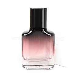 Gradient Glass Perfume Spray Bottles, Essential Oil Refillable Empty Bottle, Pink, 5x5x9.1cm, Capacity: 30ml(1.01fl. oz)(PW-WG72064-04)