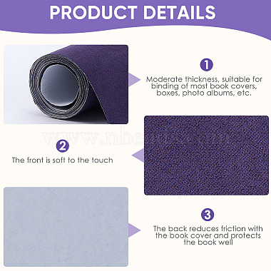 Faux Suede Book Covers(DIY-WH0349-138N)-6