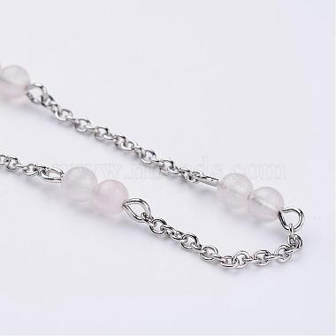 304 Stainless Steel Chain Anklets(AJEW-AN00170-03)-2