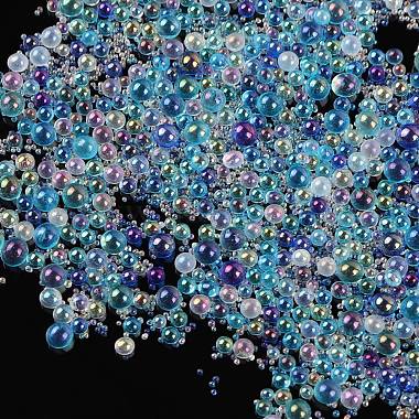 Dark Turquoise Glass Micro Beads