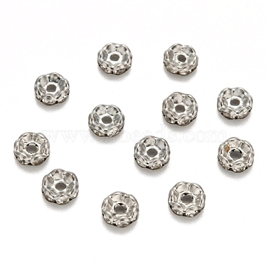 Iron Rhinestone Spacer Beads(RB-A007-6MM-N)-2