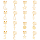 8 Pairs 8 Style 304 Stainless Steel Cuff Earrings(EJEW-UN00004)-1