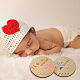 2Pcs 2 Style Single-face Printed Wooden Baby Photo Props(DJEW-WH0600-006)-5