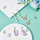 Pandahall Elite 150pcs 5 couleurs crochets de boucles d'oreilles en résine(RESI-PH0001-78)-2