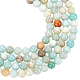 nbeads 2 brins de perles d'amazonite à fleurs naturelles(G-NB0004-46)-1