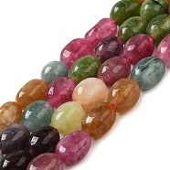 Natural Malaysia Jade Beads Strands, Nuggets, Dyed and Heated, Colorful, 8.5~11.5x7~8x6.5~8mm, Hole: 1.5mm, about 37~38pcs/strand, 14.76''~15.55''(37.5~39.5cm)(G-I283-H02-01)