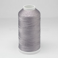 Nylon Thread, For Tassel Making, Dark Gray, 0.3mm, about 1093.61 yards(1000m)/roll(NWIR-D047-29)