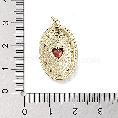 Placage de crémaillère en laiton micro pavé pendentifs en zircone cubique claire(KK-H474-23G)-4