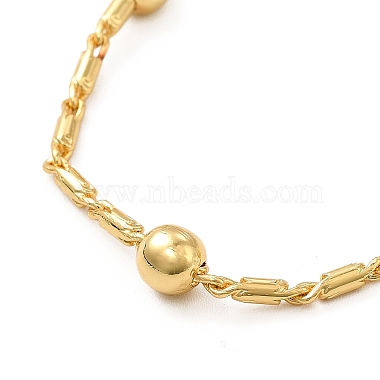 Rack Plating Brass Satellite Chain Necklace for Women(NJEW-F304-03G)-2