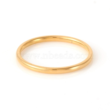 201 Stainless Steel Plain Band Rings(X-RJEW-G107-1.5mm-6-G)-2
