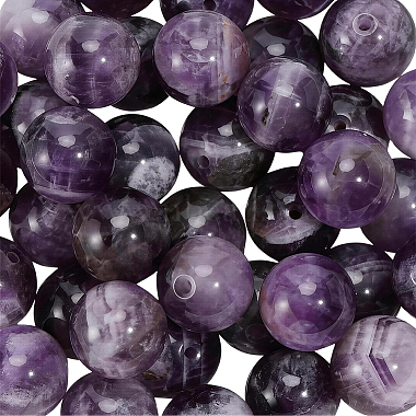Natural Grade B Amethyst Beads Strands(G-PA0002-59D)-1
