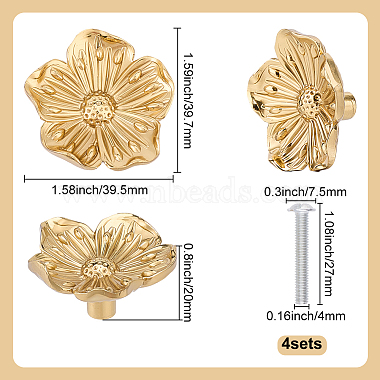 Brass Drawer Cabinet Drop Pull Handles(FIND-WH0191-56)-2