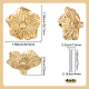 Brass Drawer Cabinet Drop Pull Handles(FIND-WH0191-56)-2