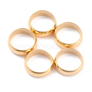Rack Plating Brass Spacer Beads, Long-Lasting Plated, Flat Round, Real 24K Gold Plated, 8x2.5mm, Hole: 7mm(KK-O139-16G-G)