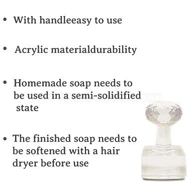 tampons de savon en acrylique transparent(DIY-WH0445-001)-6