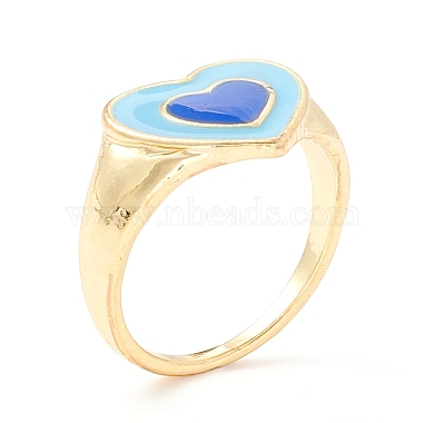 Sky Blue Alloy Finger Rings