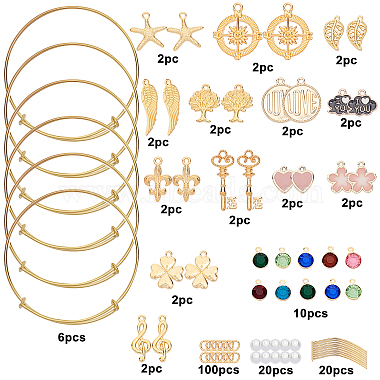 наборы для изготовления браслетов sunnyclue diy(DIY-SC0001-74G)-2