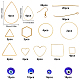 sunnyclue bricolage kits de fabrication de boucles d'oreilles mauvais œil(DIY-SC0013-23G)-2