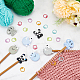 Wadorn Igel Panda Elefant Frosch Silikon Stricknadelspitzenschutz(DIY-WR0004-12)-4