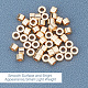 arricraft 50pcs perles d'espacement en laiton(KK-AR0003-18)-3