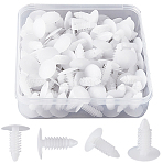 100Pcs Nylon Gauge Rivets, Patio Chair Strapping Fasteners, Lawn Chair Webbing Repair Accessories, for Outdoor Furniture Lounge, Car Roof, White, 23x18mm(FIND-GF0005-72B)