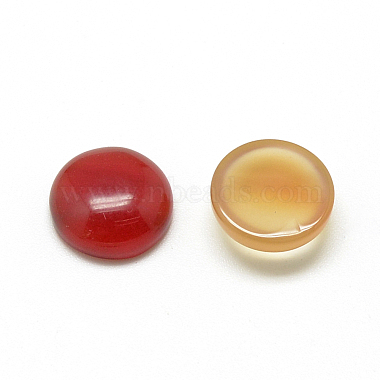 Natural Agate Cabochons(G-R416-8mm-12)-2